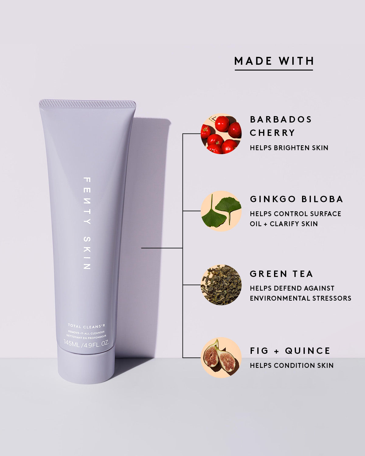Fenty Skin Total Cleans'r Remove-It-All Cleanser with Barbados Cherry